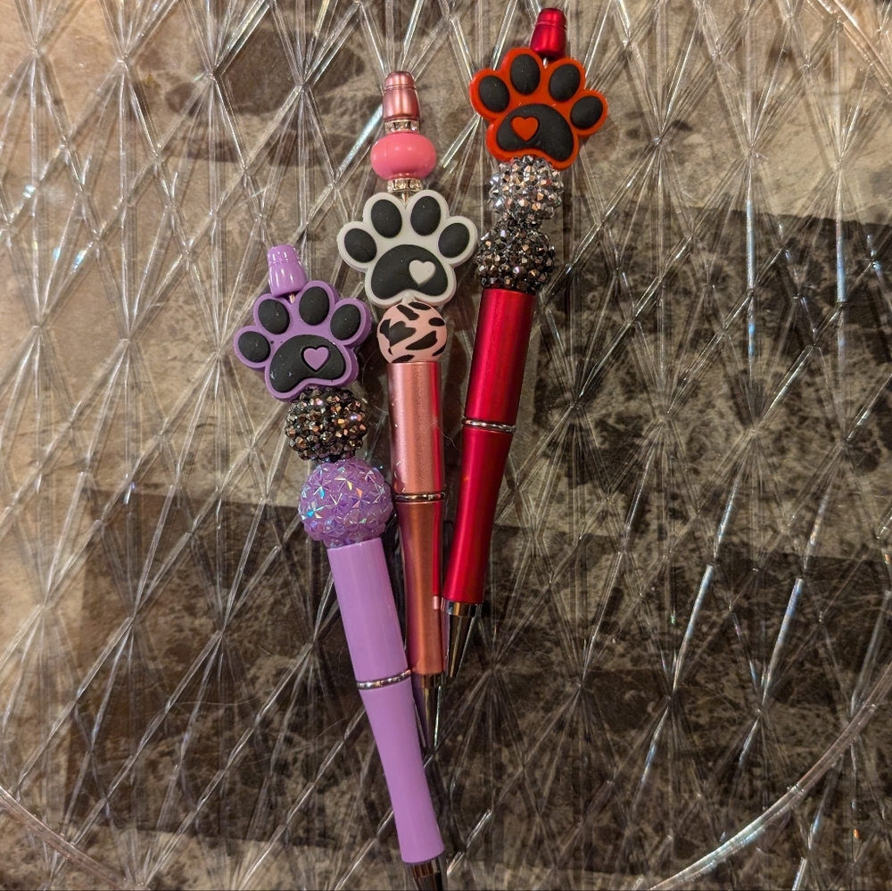 Set of Three Paw Print Pens - Picture 7 of 7